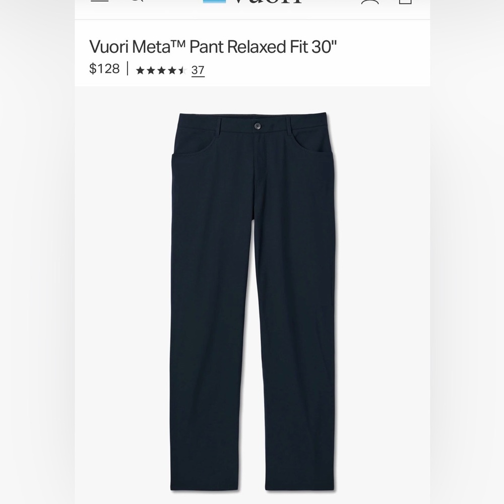 Vuori Meta Pant Relaxed Fit - Dark Oregano